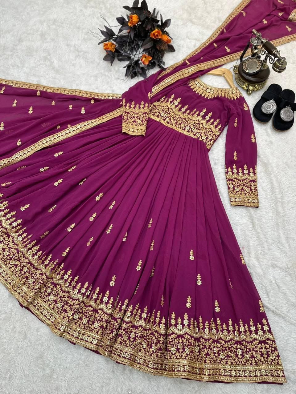 Designer gown