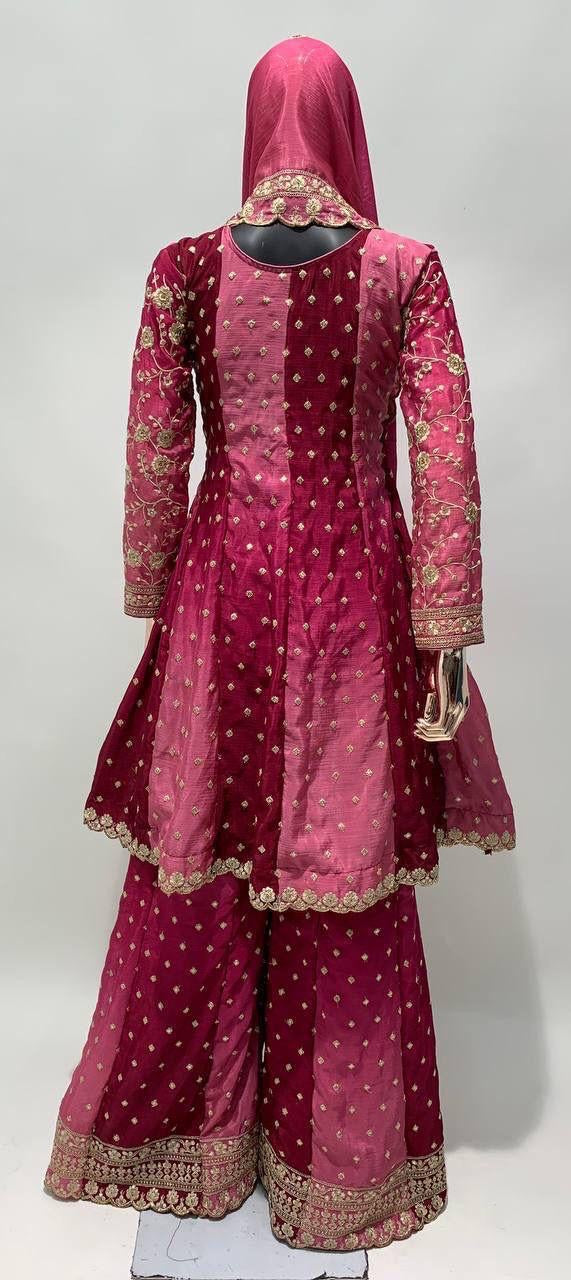 EMBROIDERY SHARARA
