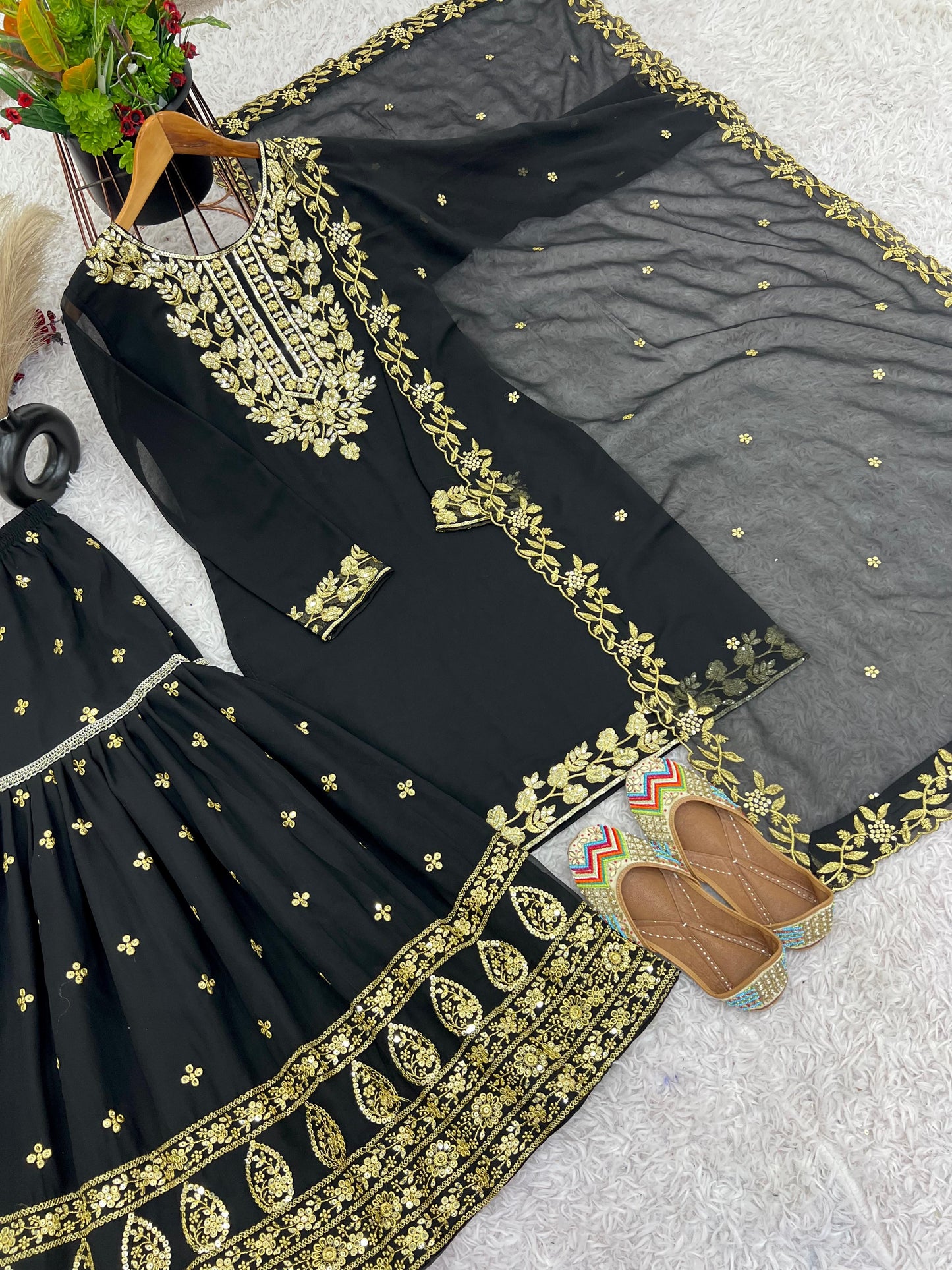 Faux georgette