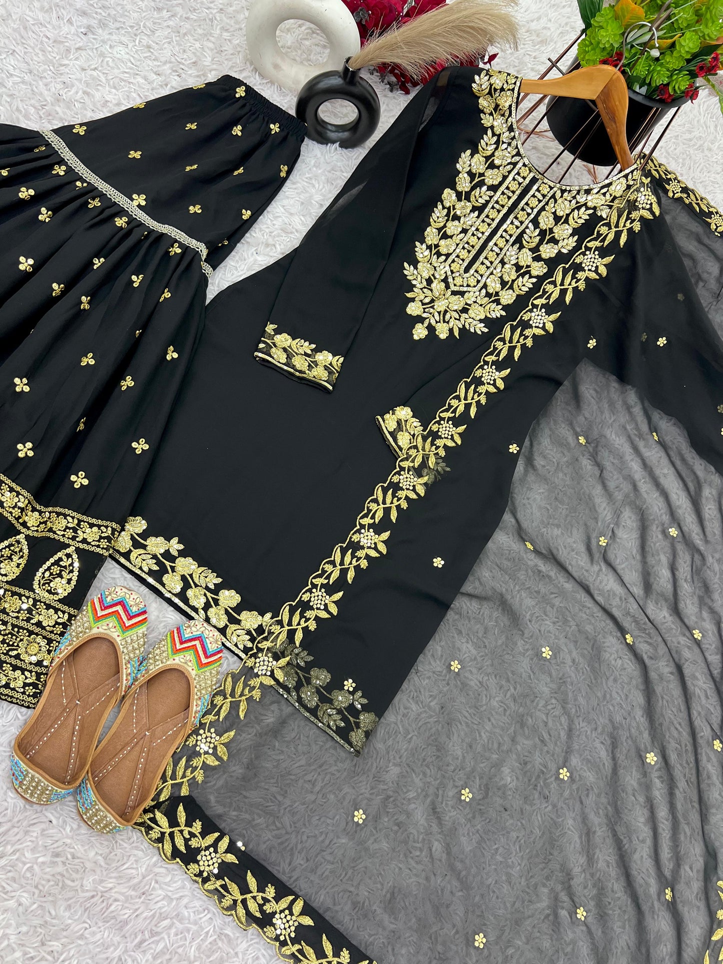 Faux georgette