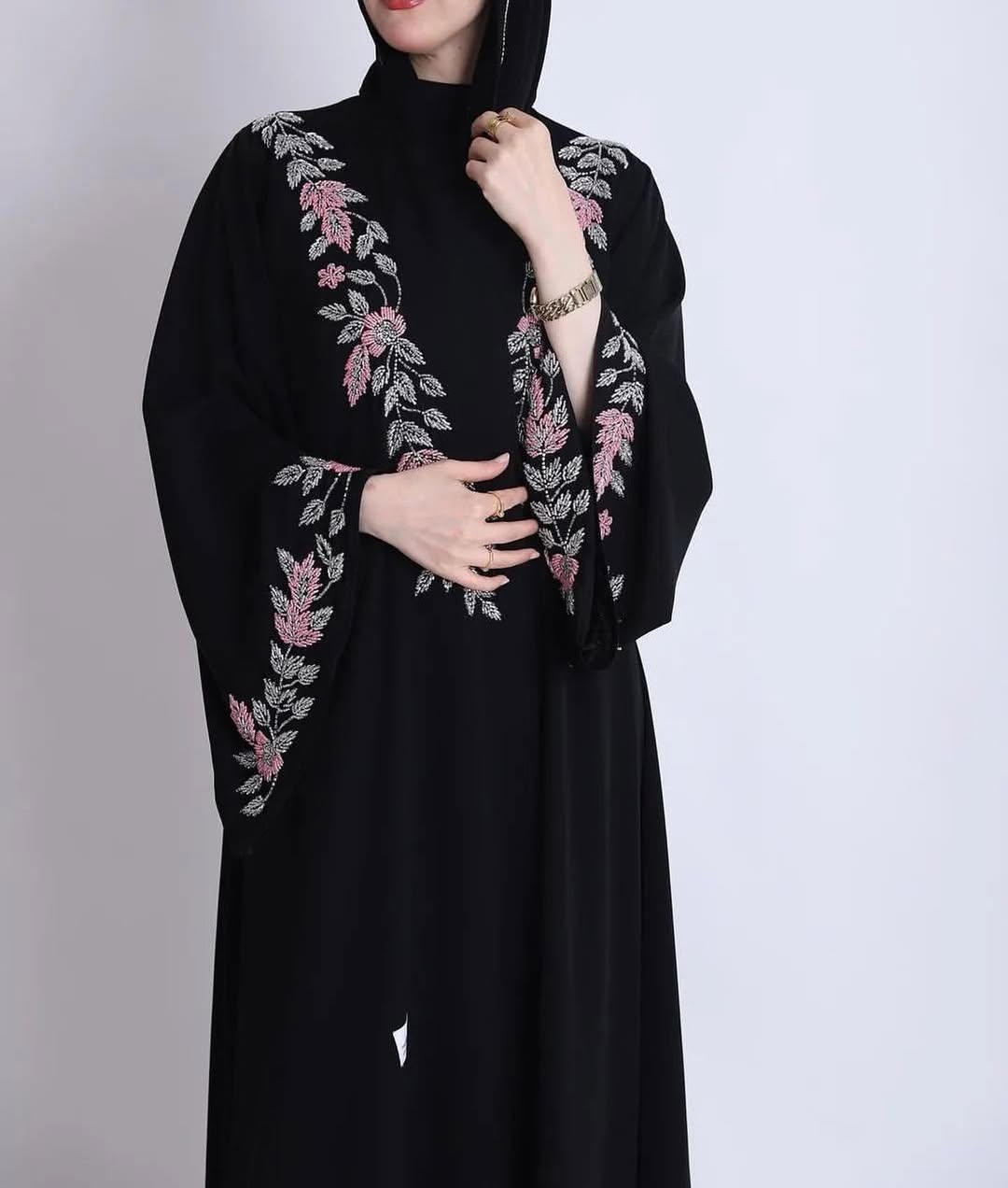 Heavy handwork abaya