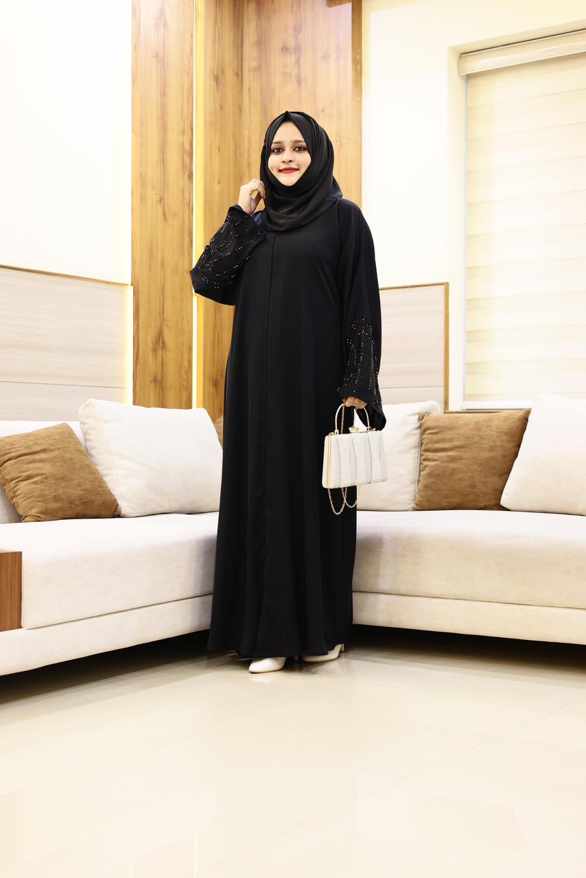 Simple handwork abaya
