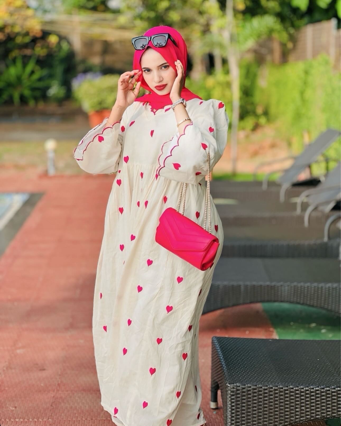 Cora cotton gown