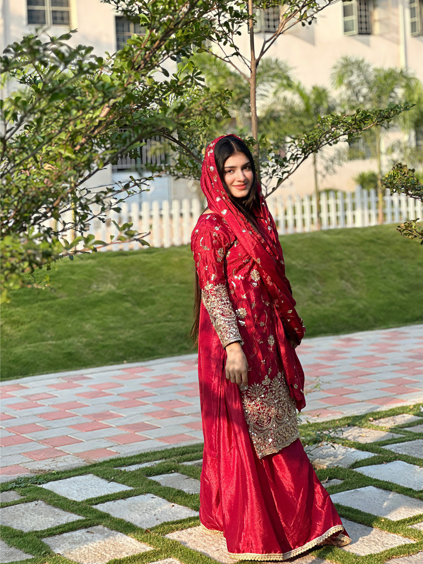 Designer sharara suite