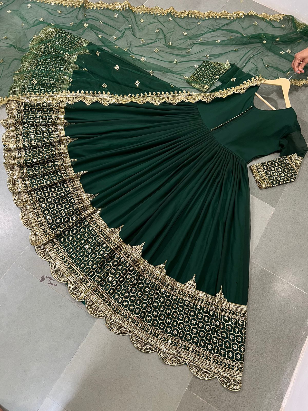 Designer party wear gown