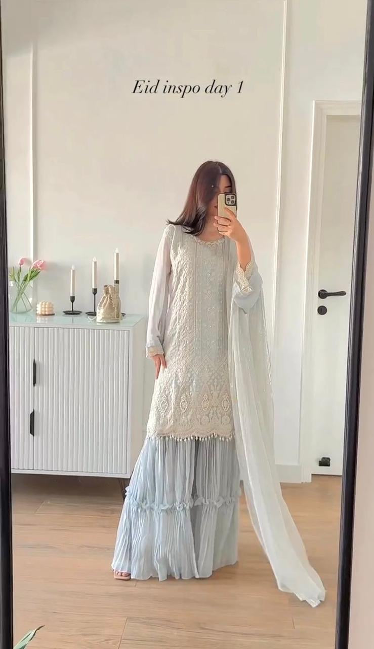 Designer sharara set