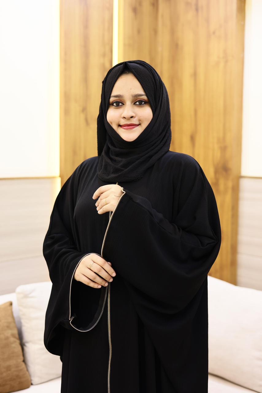 Zipper abaya