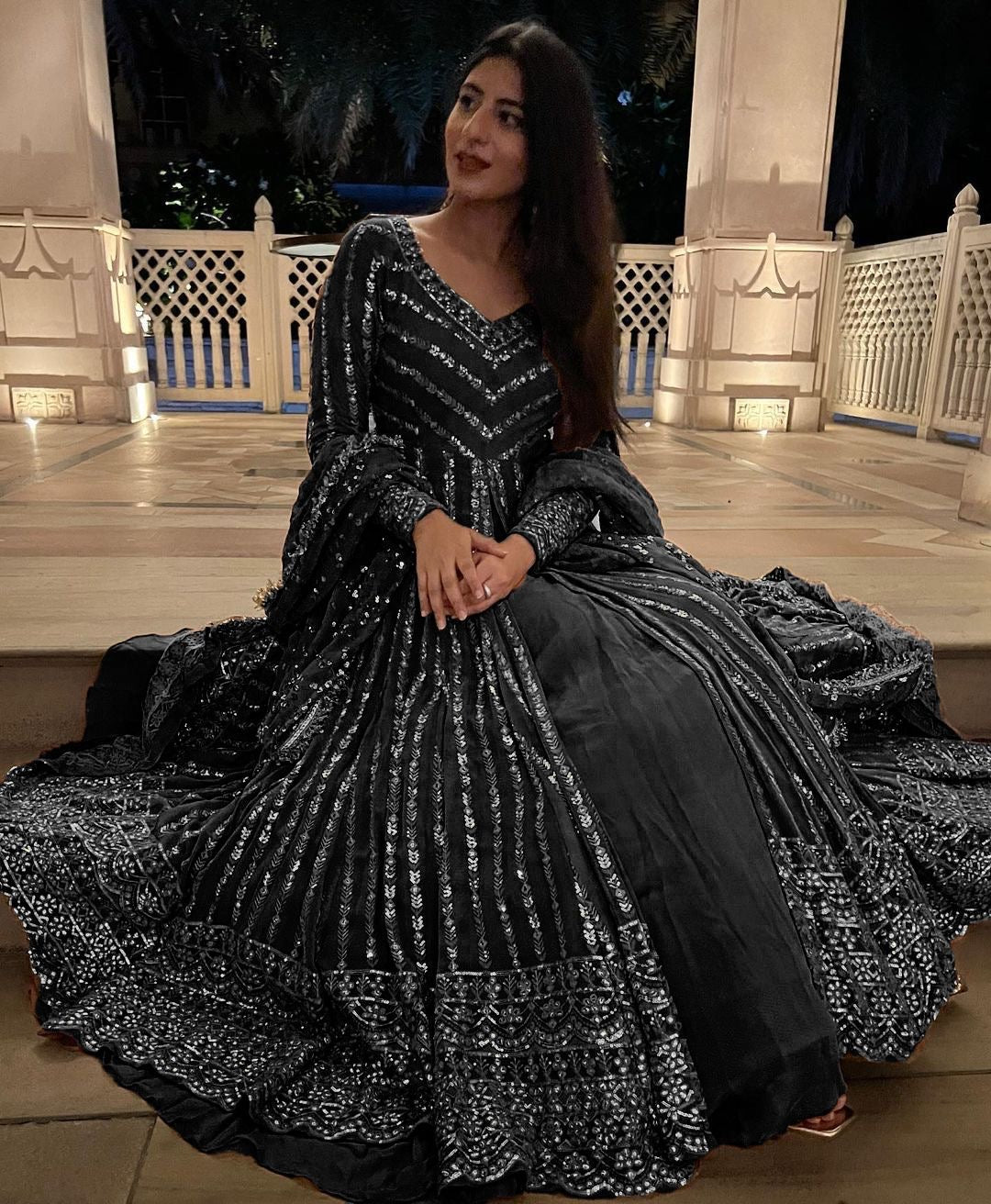 Party wear gown