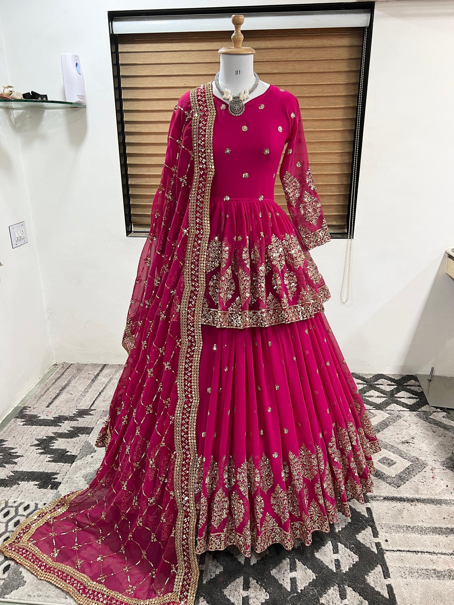 Embroidery Gown
