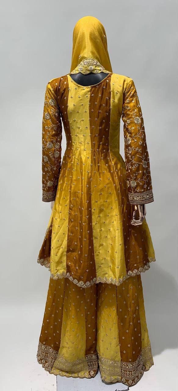 EMBROIDERY SHARARA