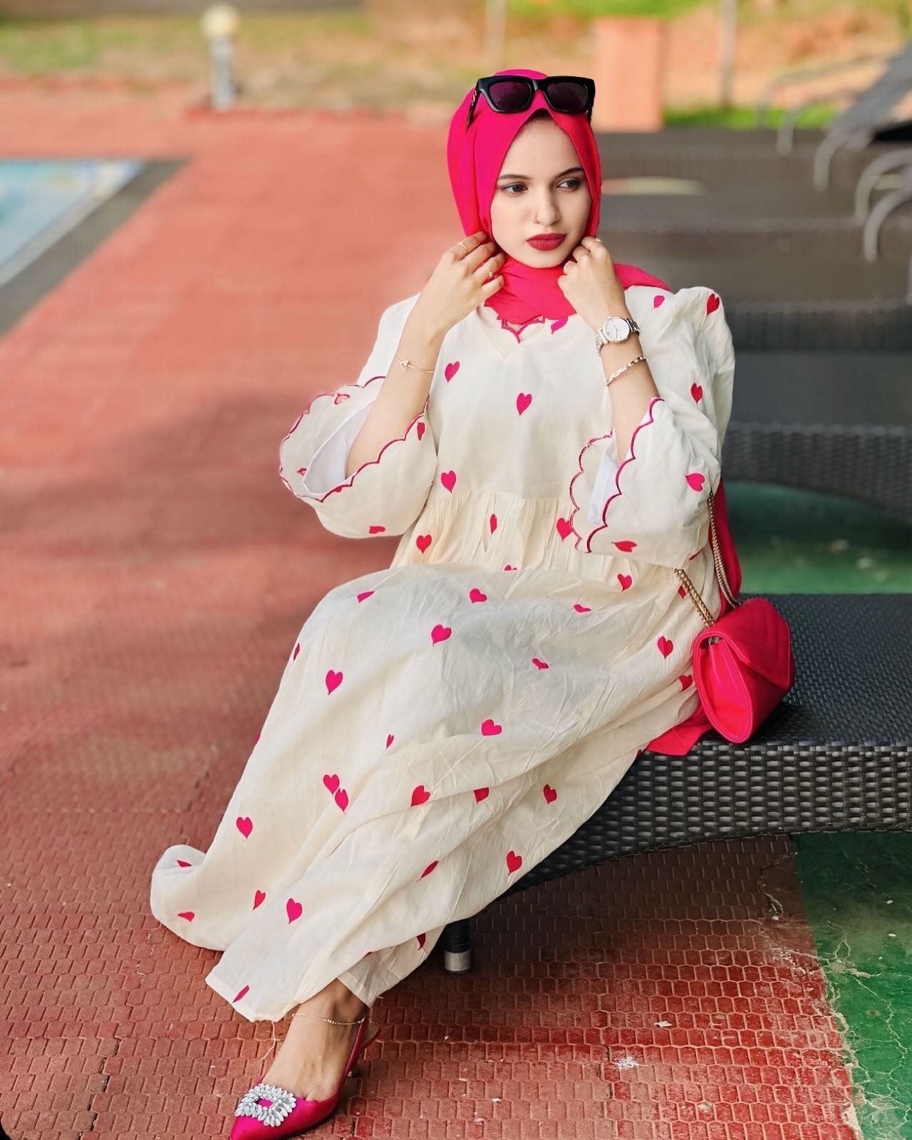 Cora cotton gown