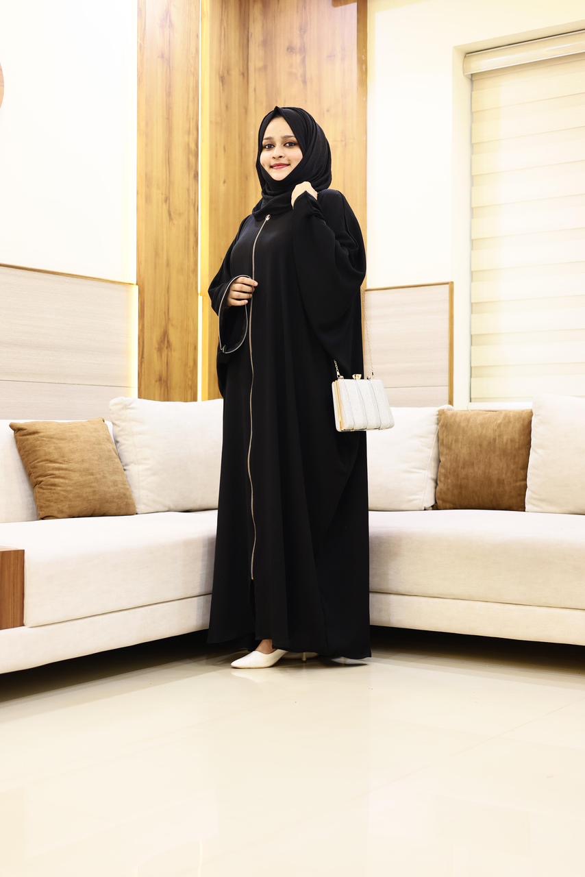 Zipper abaya