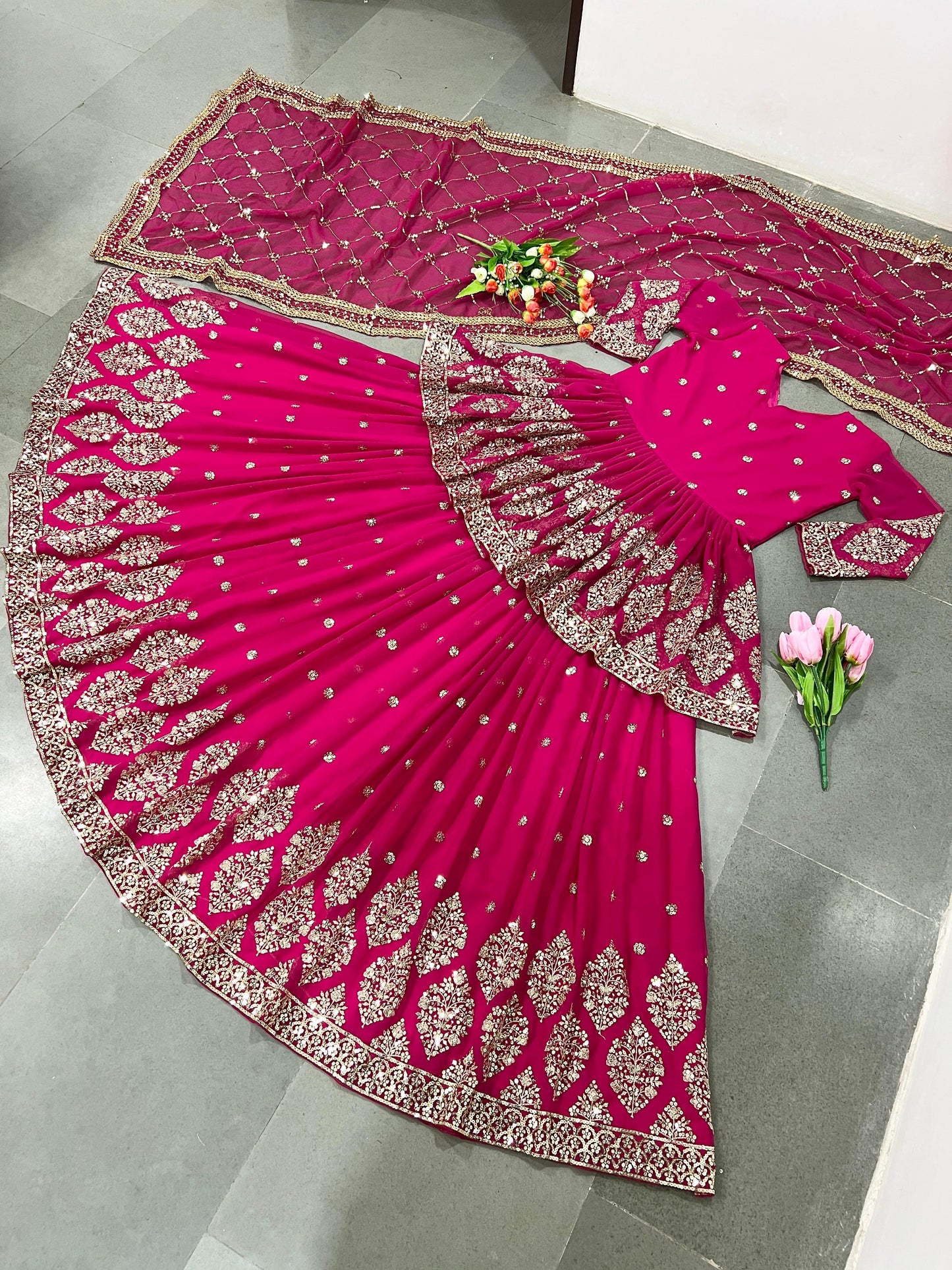 Embroidery Gown