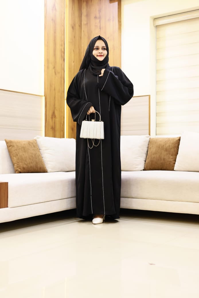 Simple Handwork umra abaya