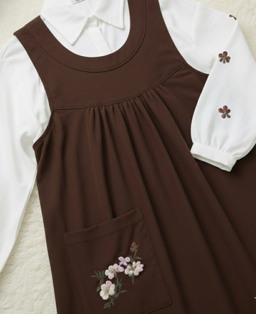 Pinafore and shirt