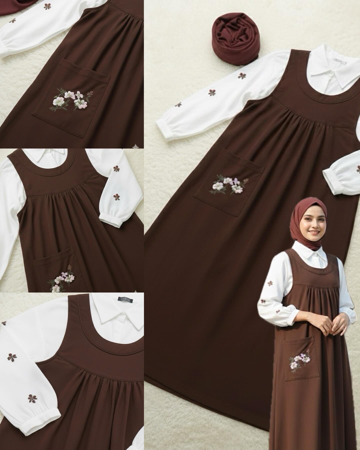 Pinafore and shirt