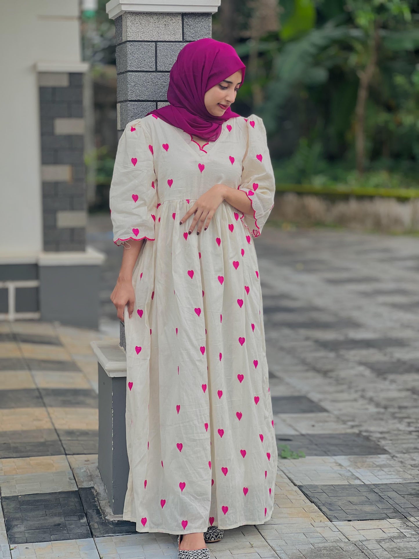 Cora cotton gown