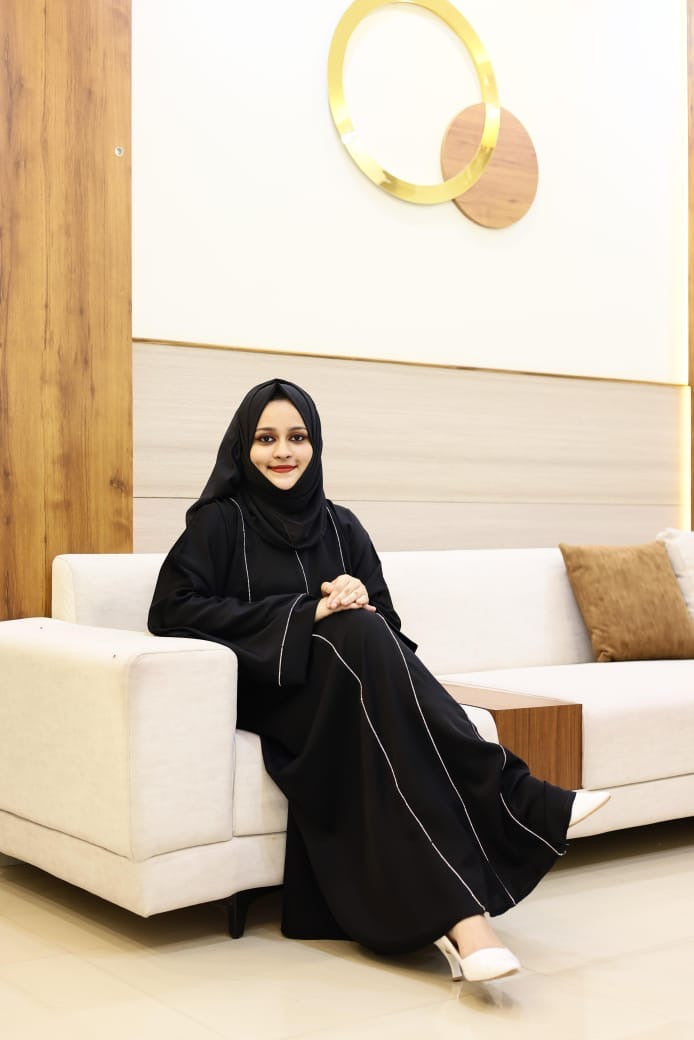 Simple Handwork umra abaya