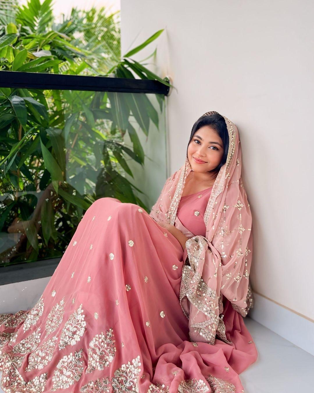 Embroidered sequence party wear