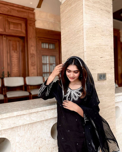 Muslin kurti palazzo