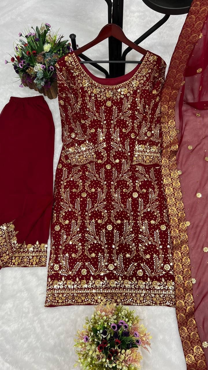 Golden handwork suite
