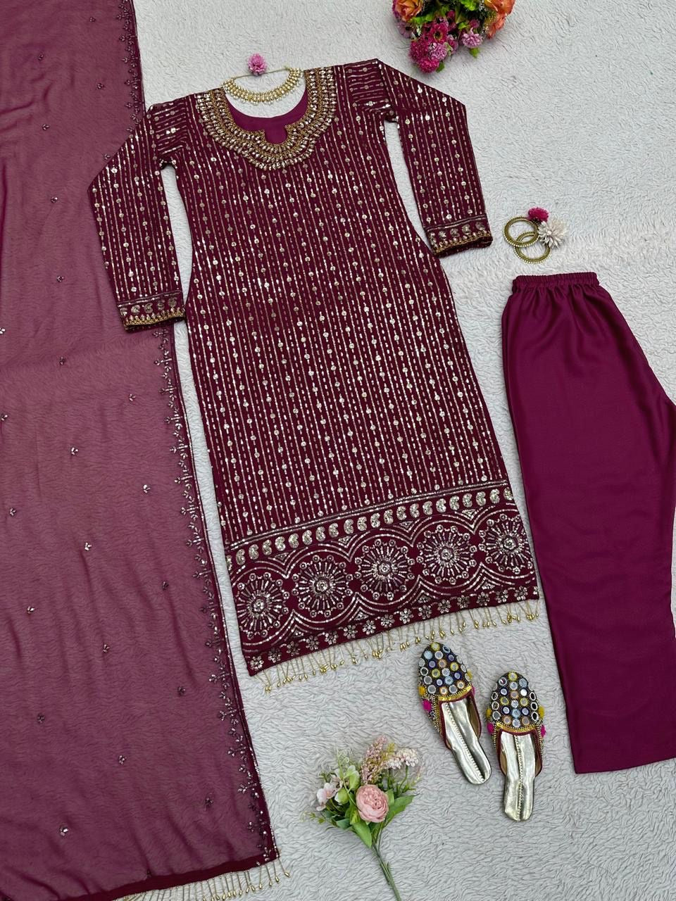 Micro mirror georgette suite