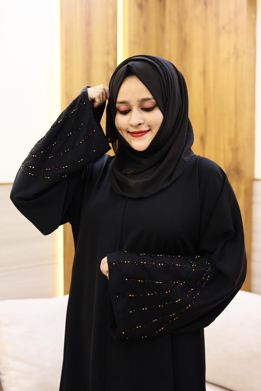 Simple handwork abaya