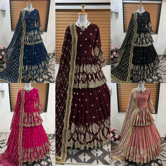 Embroidery Gown