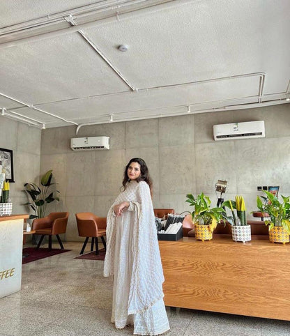 Embroidery gown