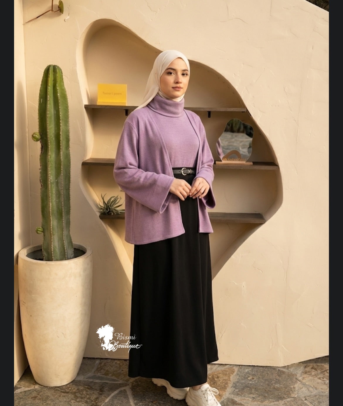 Rib shrug and inner with skirt