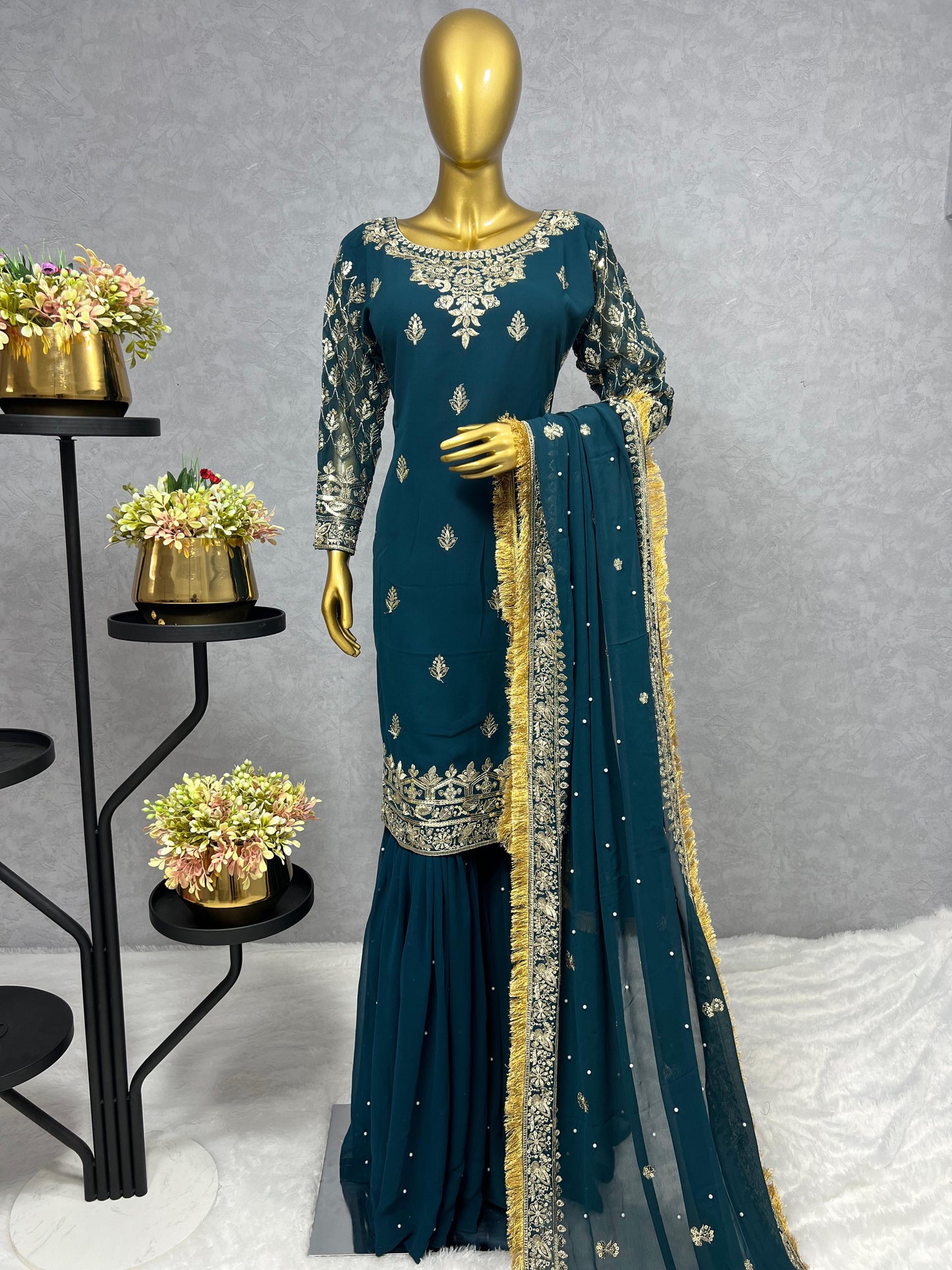 Kurti with sharara