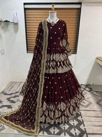 Embroidery Gown