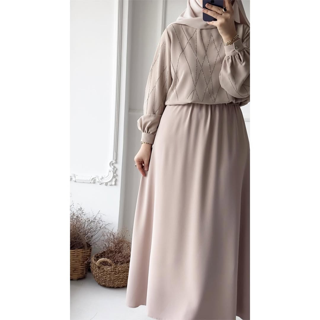 Handworked gown