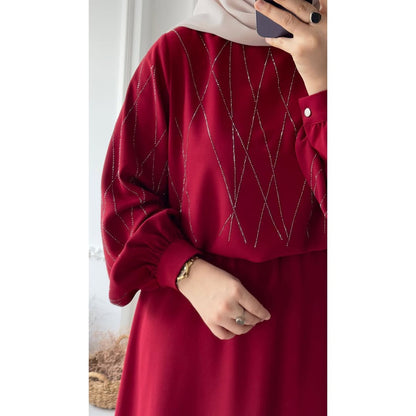 Handworked gown