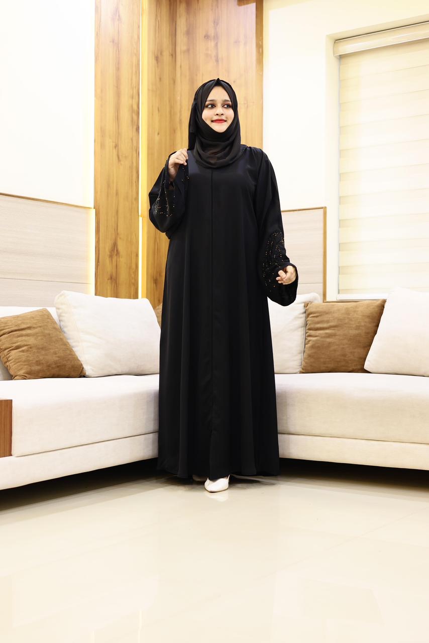 Simple handwork abaya