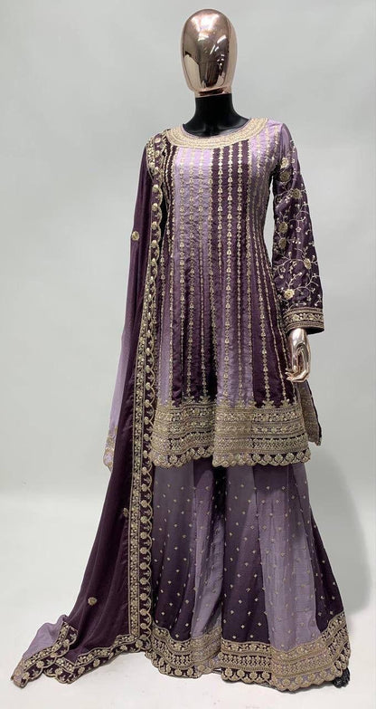 EMBROIDERY SHARARA
