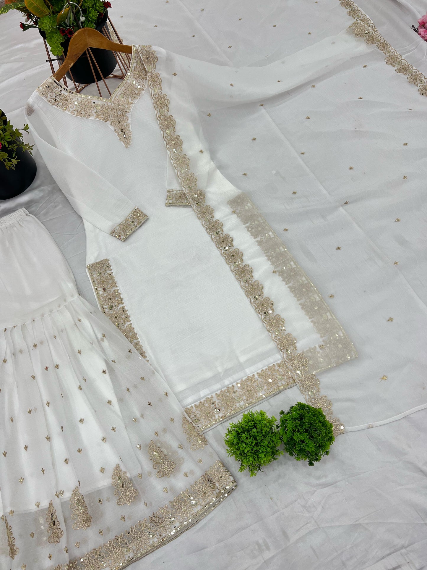 Designer party wear suite