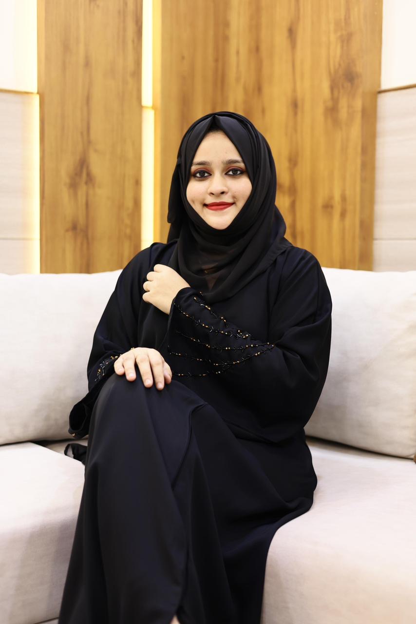 Simple handwork abaya