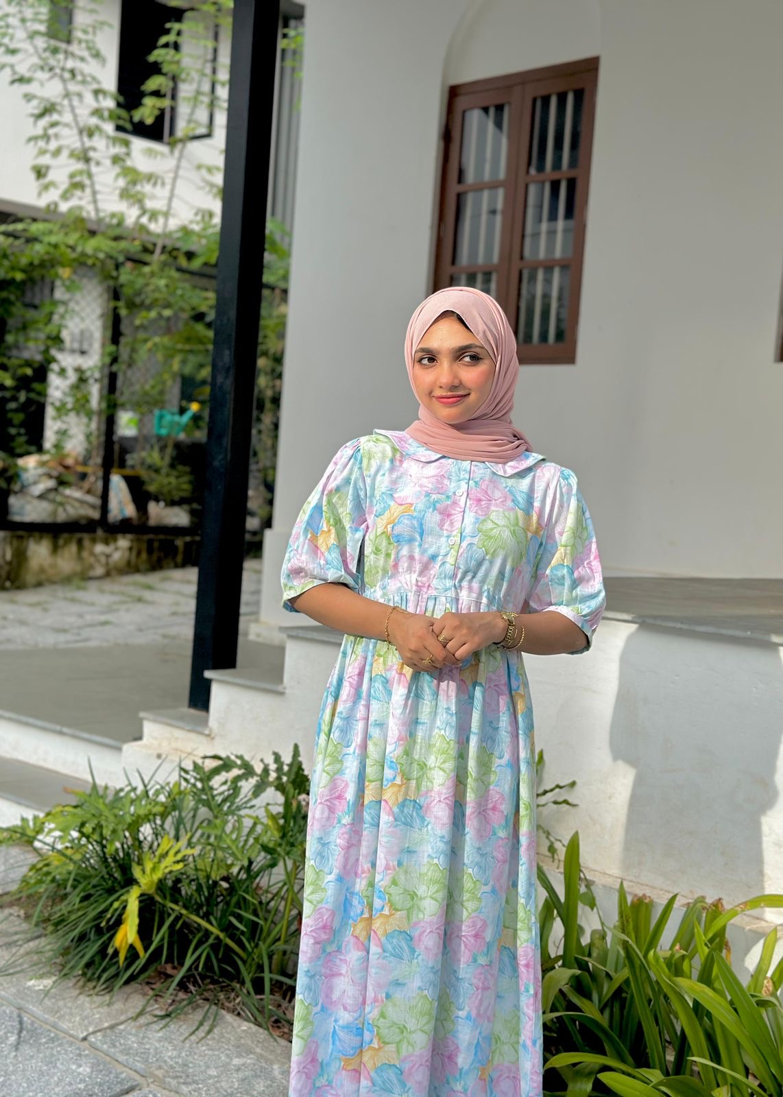 Imported soft cotton gown