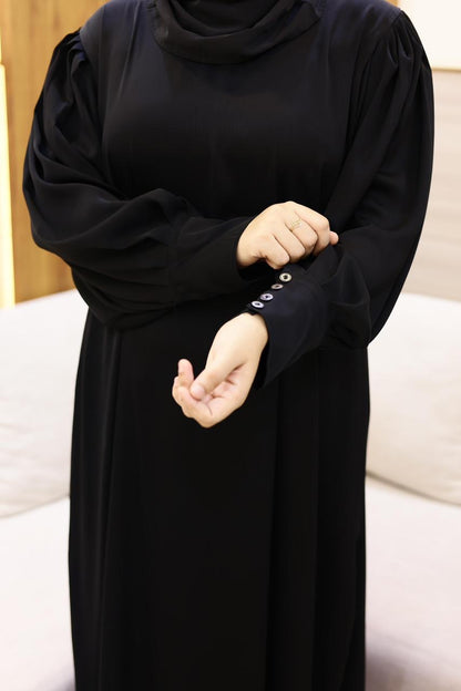 Simple tie abaya
