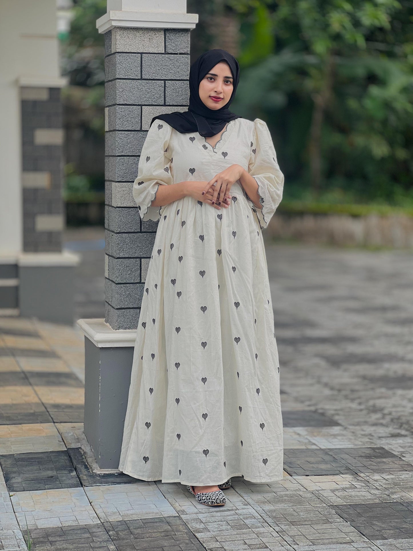Cora cotton gown
