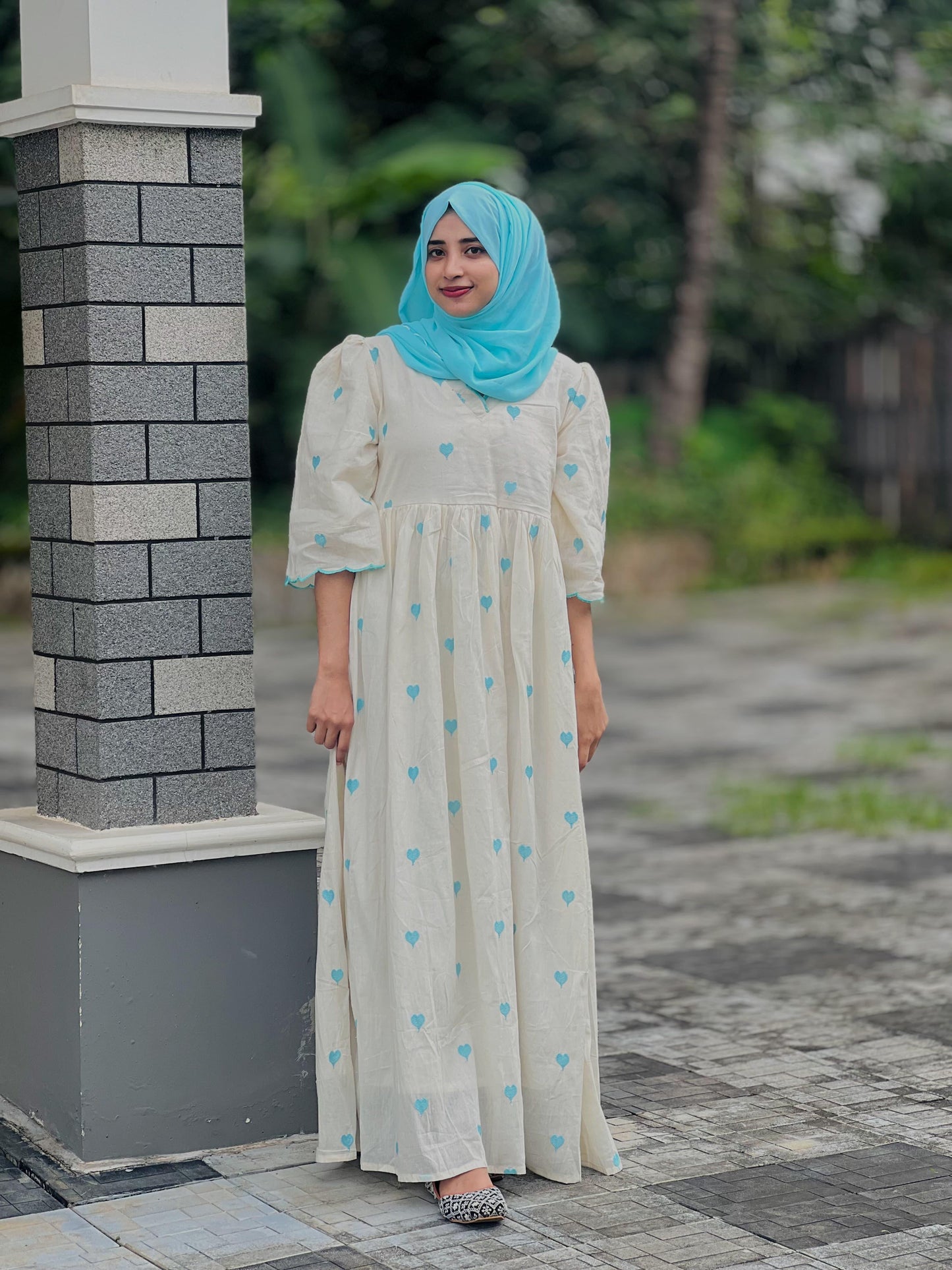 Cora cotton gown