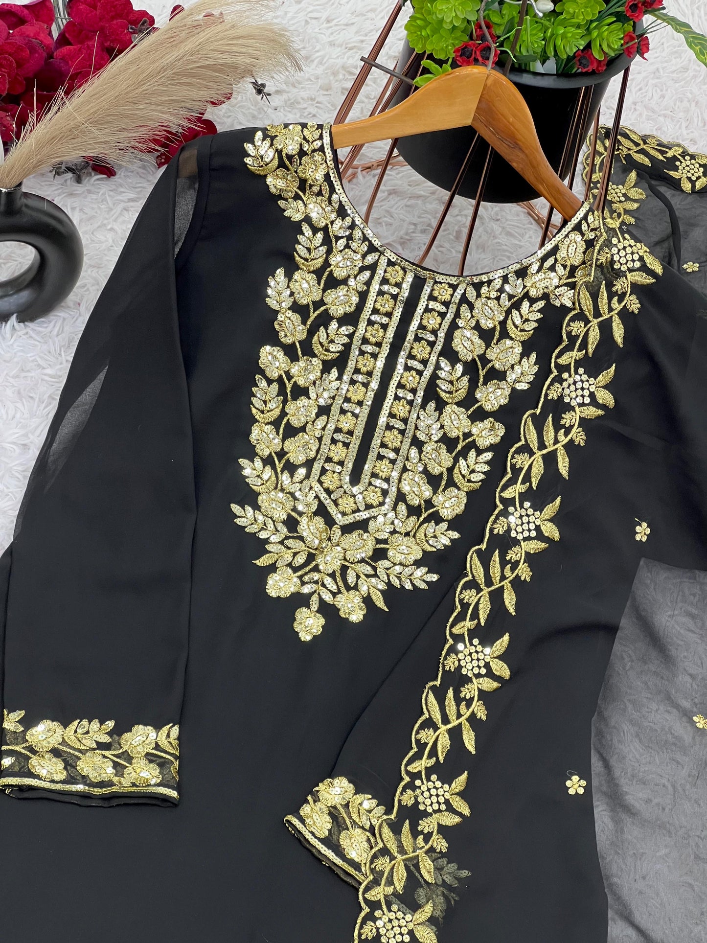 Faux georgette