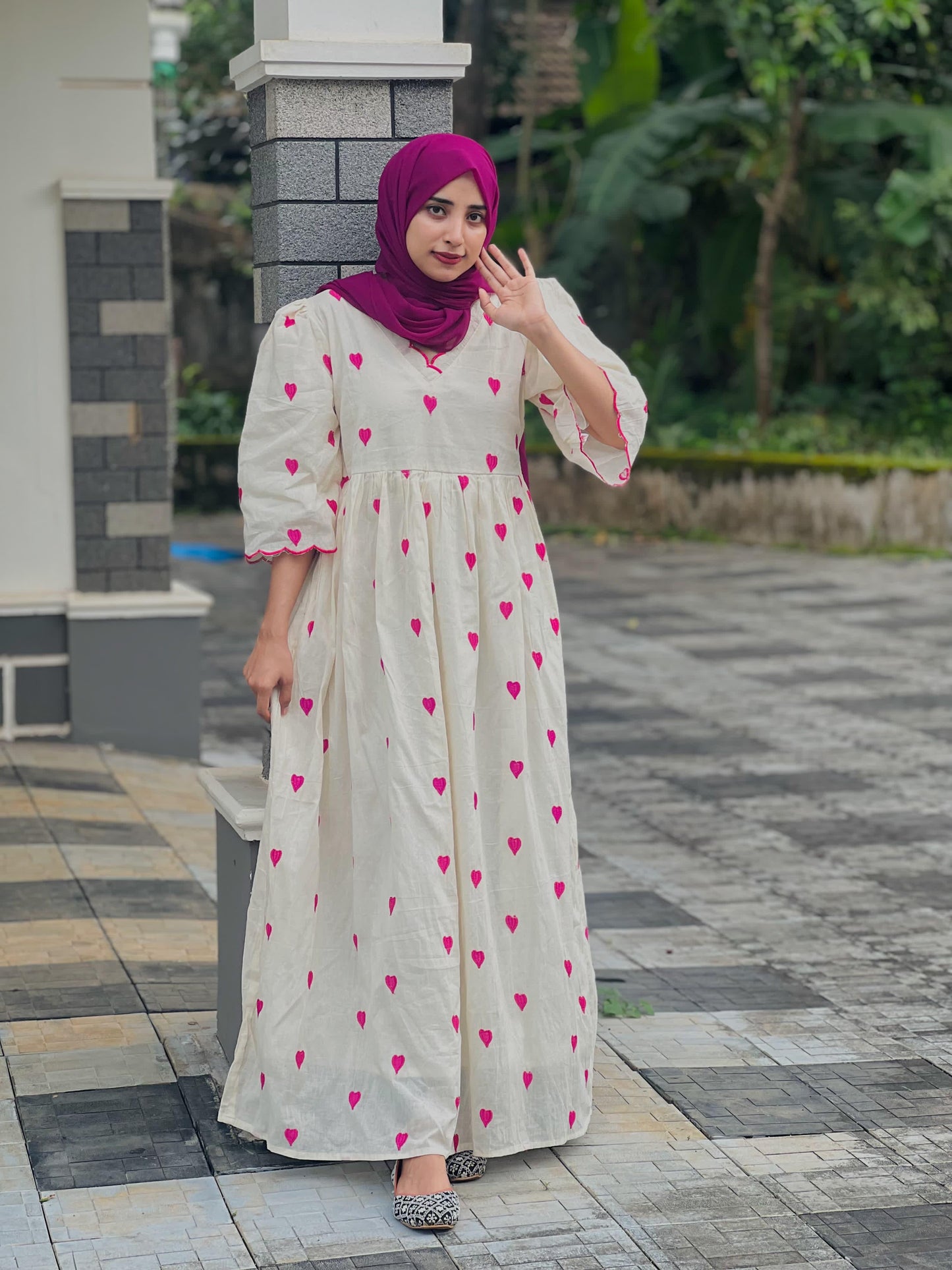 Cora cotton gown