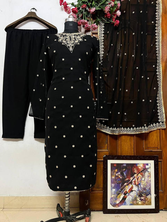 Georgette kurti set