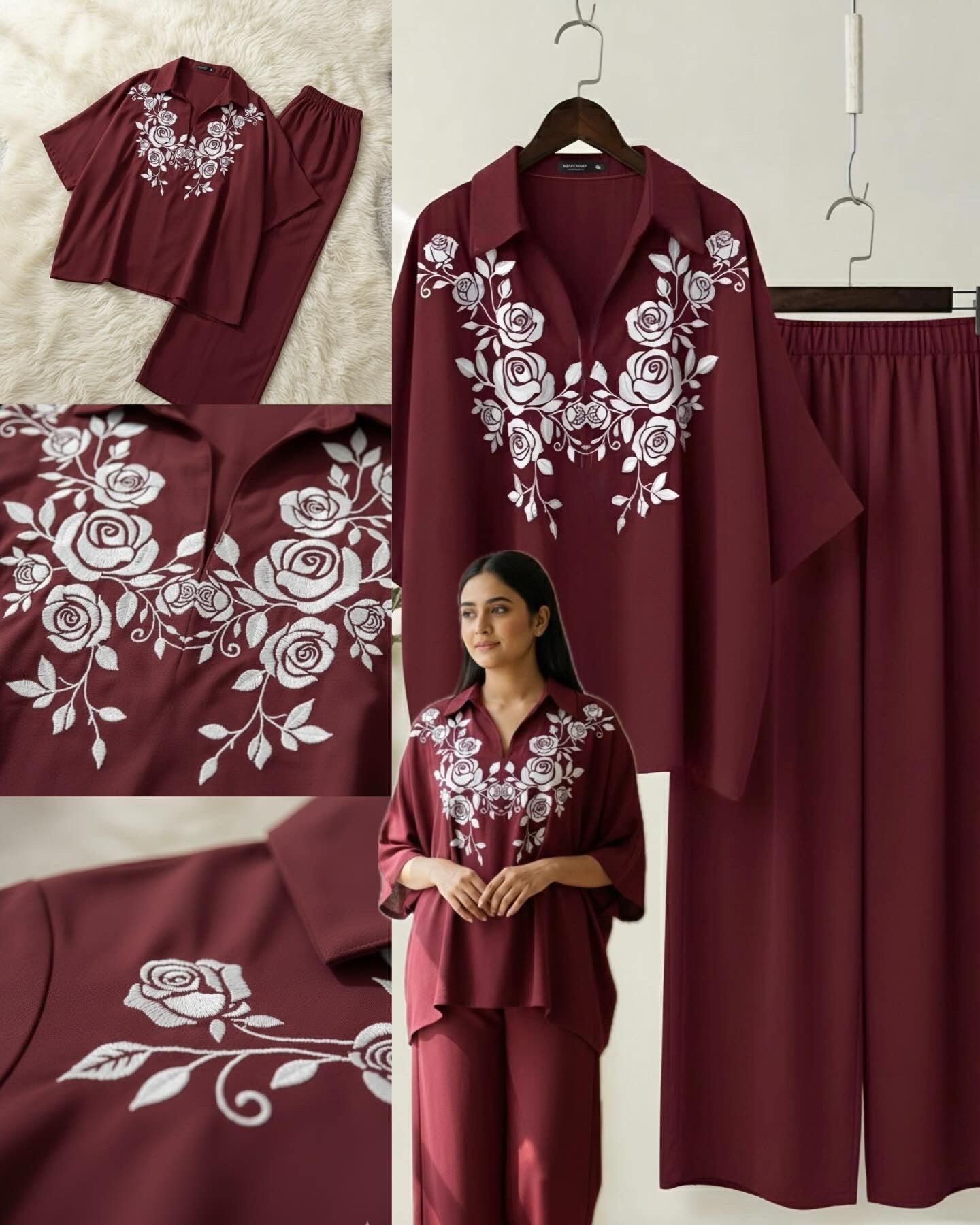 Embroidery co ord set