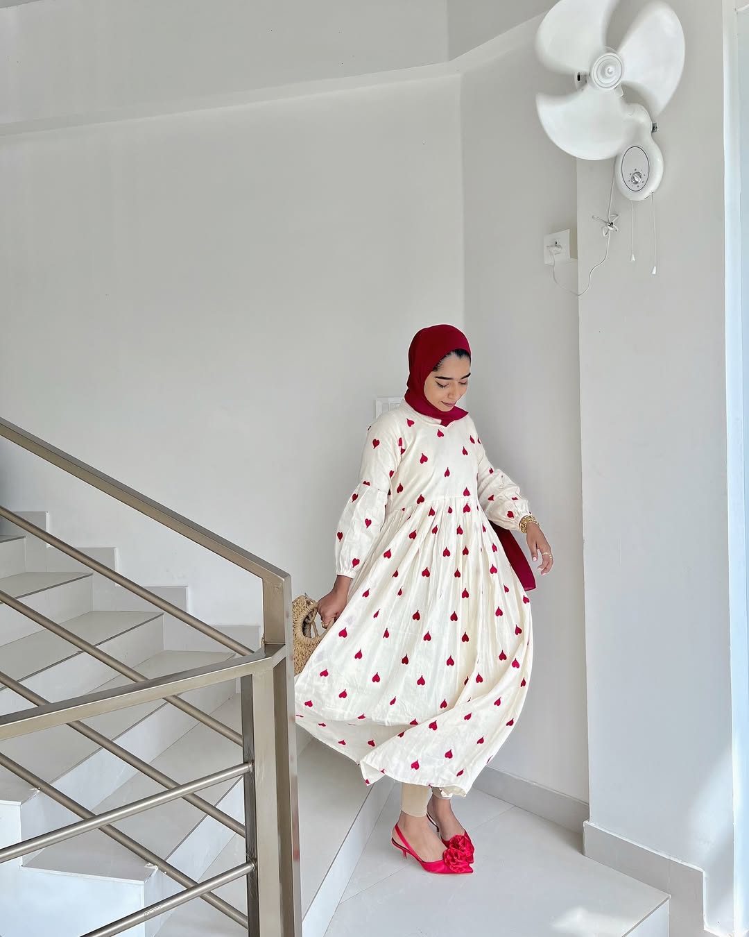 Cora cotton gown