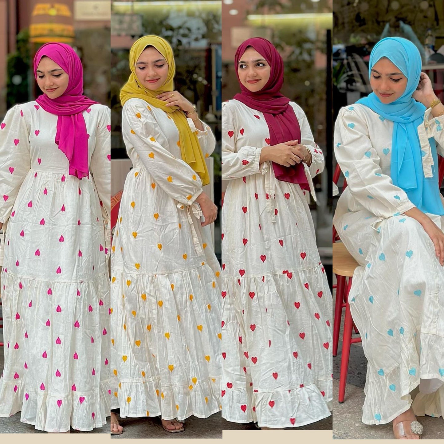 Cora cotton gown
