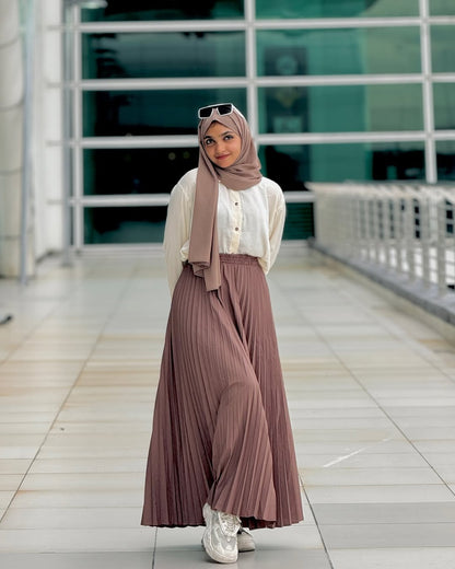 Pleated skirt and top