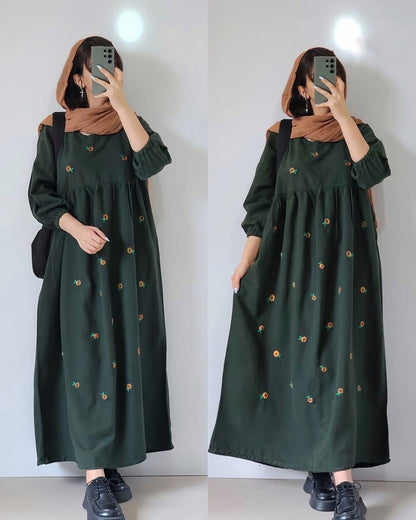 Embroidery gown